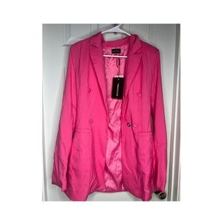 BRAND NEW W/TAGS PRETTY LITTLE THING PINK BLAZER💓